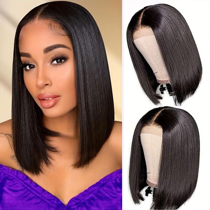 ReadytoGo Glueless 4x4 Lace Closure Bob Straight Wig