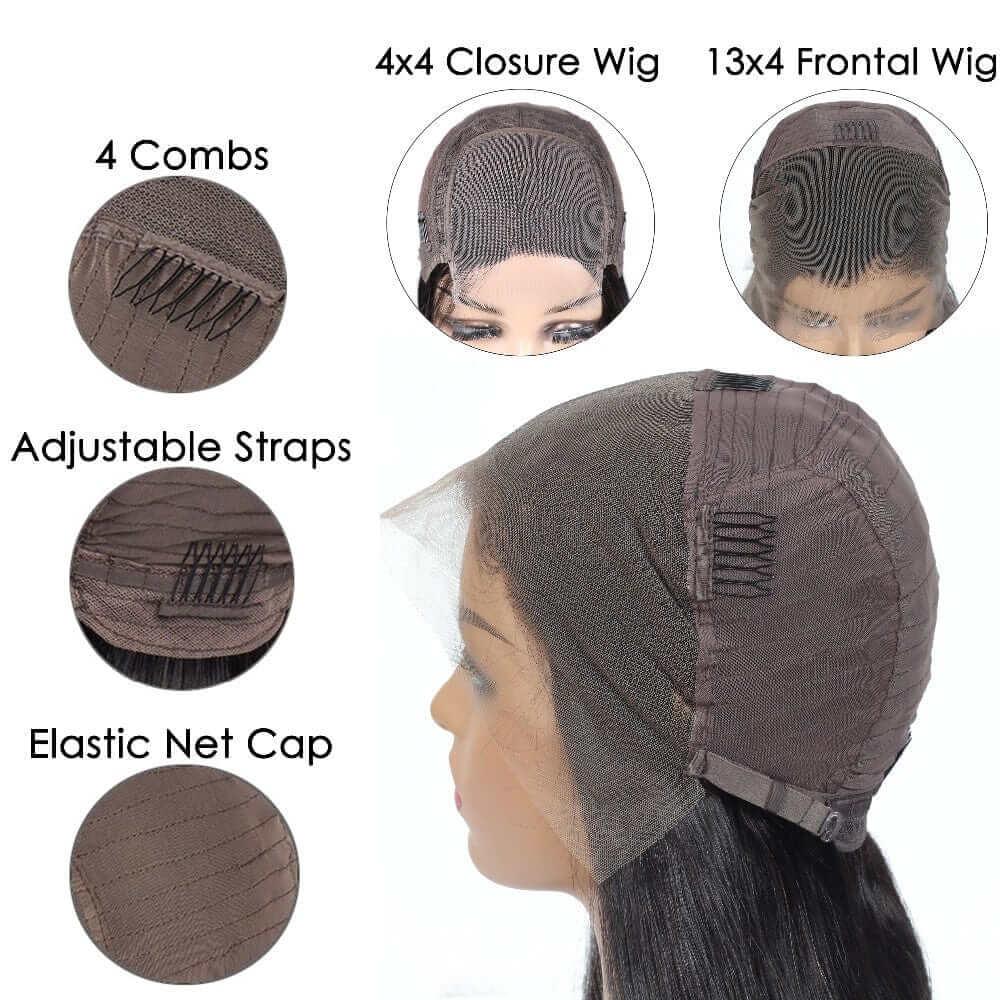 13x4 Lace Front Pixie Cut Wig 8 inch Ear to Ear Lace Front Human Hair Wig Glueless Short Wigs