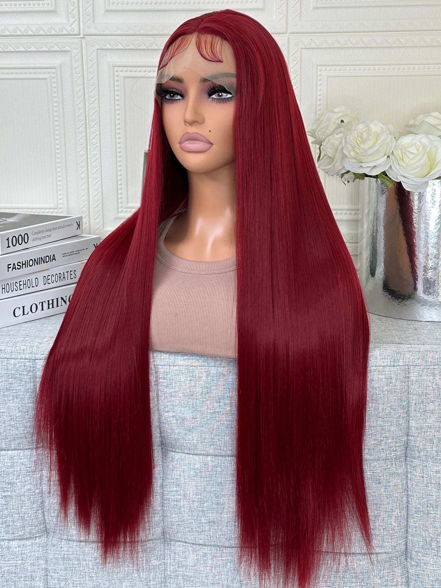 Silky Straight HD Lace Wig – Natural Luxury Look ✨