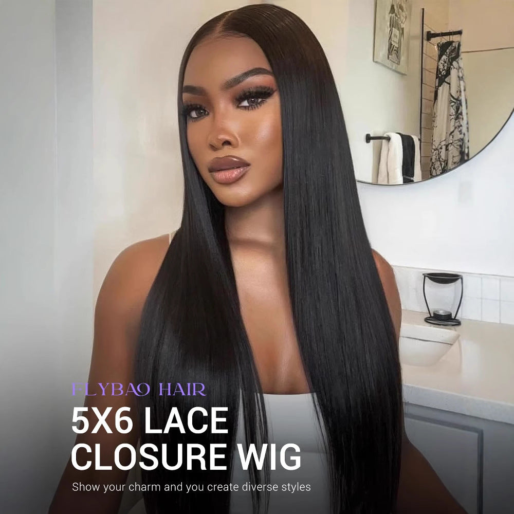 Silky Straight HD Lace Wig – Natural Luxury Look ✨