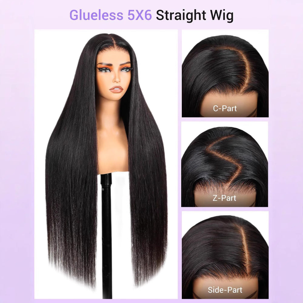Silky Straight HD Lace Wig – Natural Luxury Look ✨