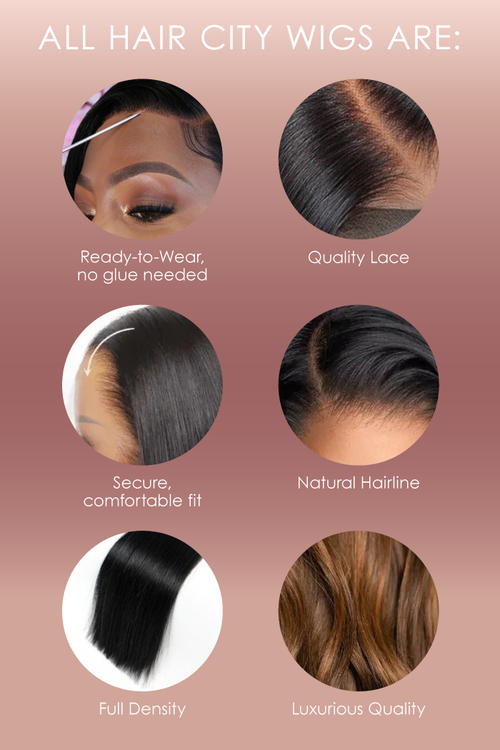 Peruvian 5x5 Lace Wig - Straight 16"