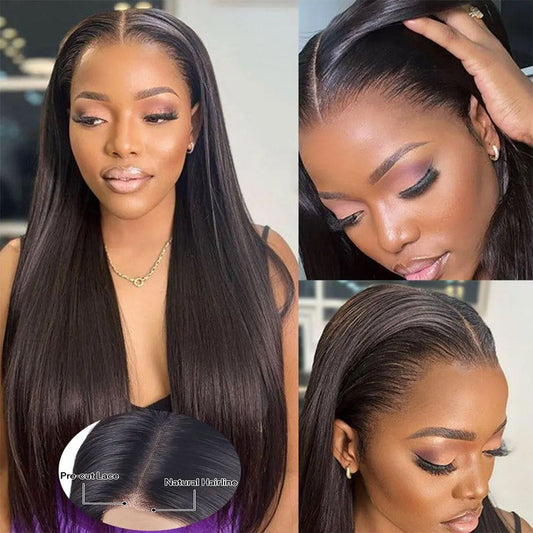 Ear to Ear Lace Front Wigs Pre Plucked Hairline