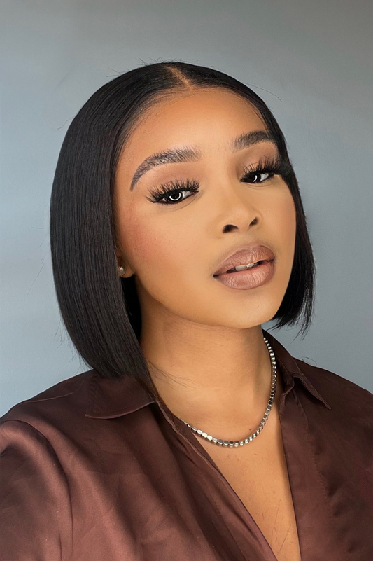 Brazilian Lace Front Wig Glueless - Straight - 10"