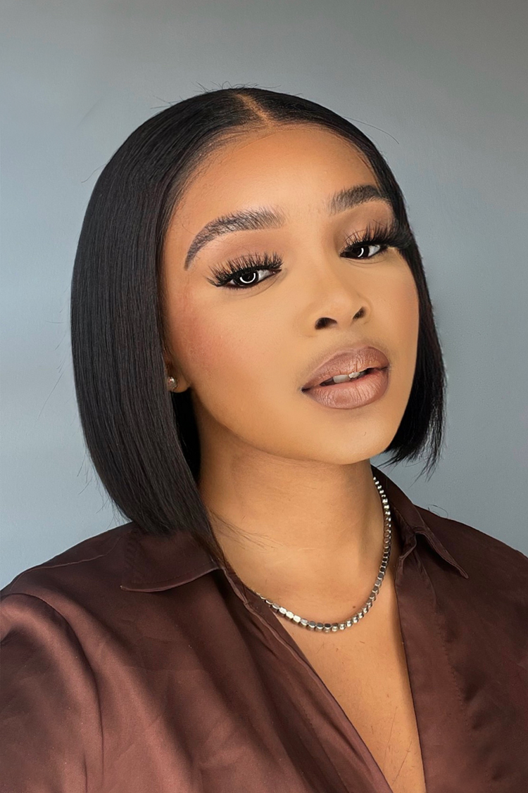 Brazilian Lace Front Wig Glueless - Straight - 10"