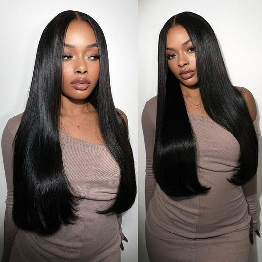 20 inch Glueless 5x5 Lace Closure Straight Invisible Knots Natural Virgin hair